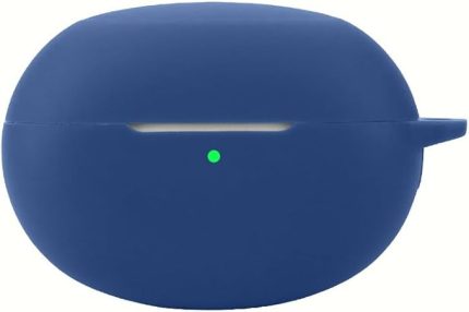 Realme Buds Air 6 Pro için Bluetooth Kulaklık Kılıfı, Darbeye Dayanıklı Silikon Kılıf Uyumlu Realme Buds Air 6 Pro Bluetooth Kulaklık. Lacivert