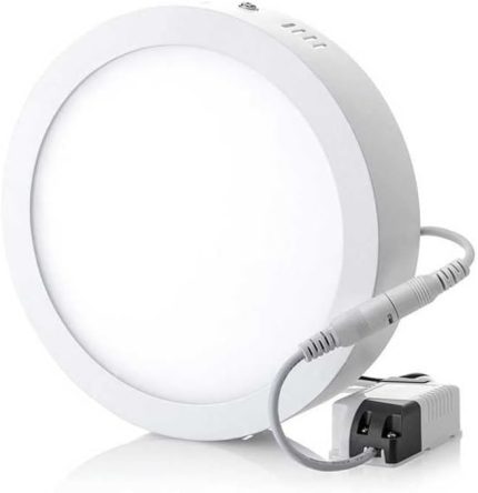 Led Panel Aydınlatma 18W Yuvarlak Beyaz Işık Sıva Üstü İç Mekan