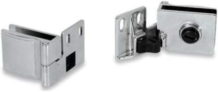 Köşeli Cam Menteşesi 1 Çift