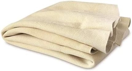 2 adet Araba Doğal Güderi Temizleme Shammy Bezi, Hakiki Süper Yumuşak Geyik Derisi Deri Oto Oto Yıkama Kurutma Havlusu, Süper Emici Araba Valeting Detay Bezi, 2 Mevcut Boyut. (45x73cm)