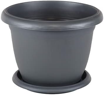 V503 Villa Saksı Set No: 3 1,7 Litre, 17,8 Cm, Antrasit