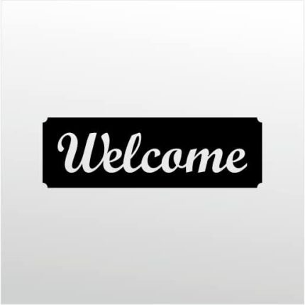 Sticker Hoşgeldiniz 50cm Uzunluk