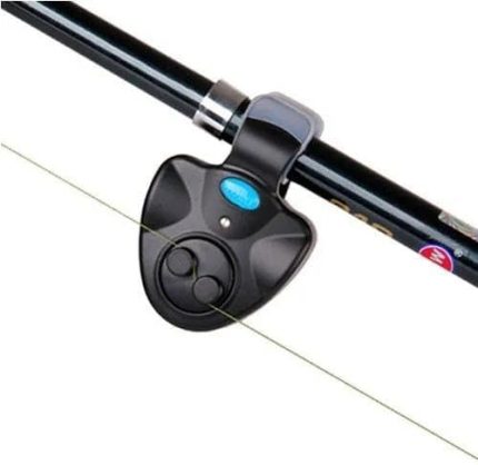 Yüksek Sesli Olta Balık Kamış Alarmı LED Işıklı Klipsli Alarm Evrensel Uyum