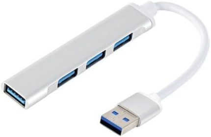 USB 4in1 Hub Adaptör USB 3.0 Çoğaltıcı, Gri
