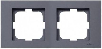 Grano Metalik Füme İkili Çerçeve