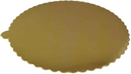 Marifetlerim - Altın Rengi Karton Pasta Altlığı 28 cm 1 Adet