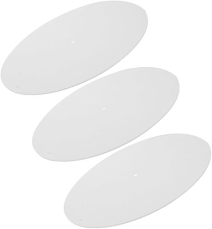3 Adet Keçe Pikap Matı Slipmat Plak Plak Slipmat Plak Pedi Plak Çalar İçin Gürültüyü Azaltın Fonograf Aksesuarları