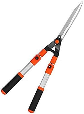 Bahçe Çit Makası Alüminyum Saplı Budama Budayıcılar, Karbon Çelik Bıçaklar, Ağır Hizmet Yumuşak Tutma Saplı, Manuel Düzeltici