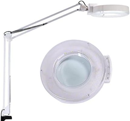 298-LED Masa Tipi Led Büyüteç Işıklı 5X Zoom 5 Diop