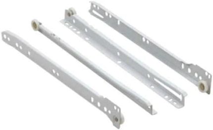 550mm Beyaz Bantlı Çekmece Rayı 1 Takım