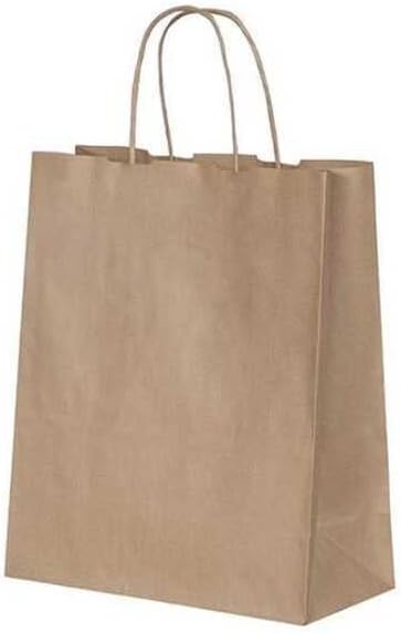 Saplı Kraft Kağıt Çanta 25x12x31 cm - 25 Adet