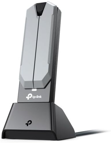 Archer TBE400UH - Wi-Fi 7 Yüksek Çekim Güçlü Wi-Fi USB Adaptör, BE6500 Mbps, Tri-Band, USB 3.0, Çoklu Bağlantı İşlemi, Geniş Menzil, Online Oyun İçin İdeal, MU-MIMO ve OFDMA Destekli