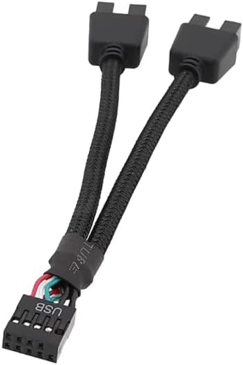 USB ÇOKLAYICI 2.0 9 PİN BAŞLIK HUB SPLİTTER ADAPTÖRÜ DÖNÜŞTÜRÜCÜ