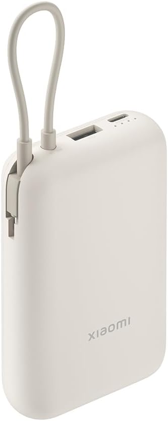 Power Bank 10000mAh (Entegre Kablo) 22.5W Mavi