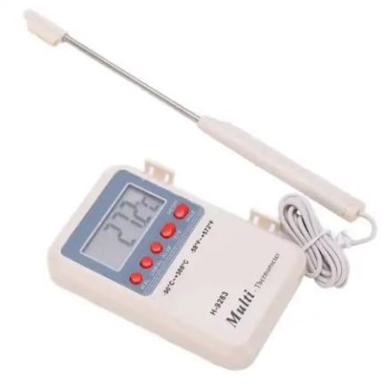 ST-9283 Daldırma Tipi Termometre Yüksek Hassasiyetli Gıda Termometresi Et Süt Mama Sıvı Ölçümleri