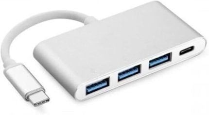 Usb 3.0 3 Port Çoğaltıcı Dönüştürücü Çevirici, Macbook, Type C USB Çoklayıcı