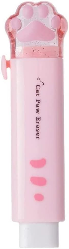 Kurşun kalem silgisi, yaratıcı kedi patisi push-pull silgi, öğrenciler için, Kawaii silgi, tatlı kırtasiye malzemeleri, okul malzemeleri, çocuklar için hediye, sınıf,