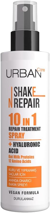 Care Shake N Repair 10-in-1 Onarıcı Etkili Durulanmayan Saç Bakım Spreyi, 200 Mililitre, Vegan