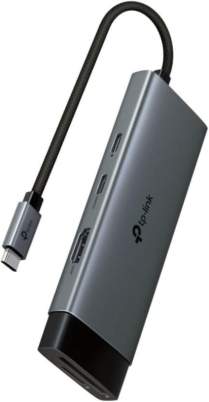 UH7020C, 4K 60Hz HDMI, Gigabit RJ45 Port, 100W Hızlı Şarj, SD ve MicroSD Kart Yuvası, 5Gbps Data Transfer Hızı, 7'si Bir Arada USB-C Hub