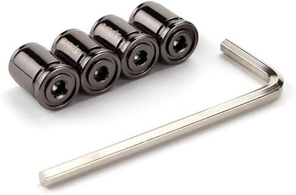 Piano Black Otomobil Araba Motosiklet 4'lü Sibop Kapak Seti