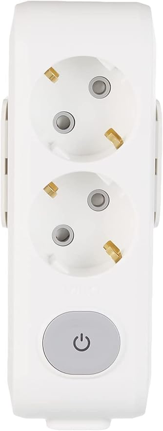 Multi-Let İkili Priz Anahtarlı Topraklı Çocuk Korumalı Klemensli (Kablosuz)