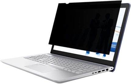 Gizlilik Ekranı Filtresi 16: 9 En Boy Oranına sahip 15,6 '' Dizüstü Bilgisayar için Ters Çevrilebilir Yüksek Geçirgenlikli 30 ° Anti-UV Parlama Önleyici Film