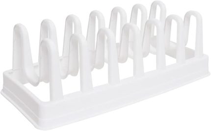 Tava, Tencere Kapağı Organizer, 6 Bölmeli Düzenleyici, Yer Kazandıran Kapak Standı