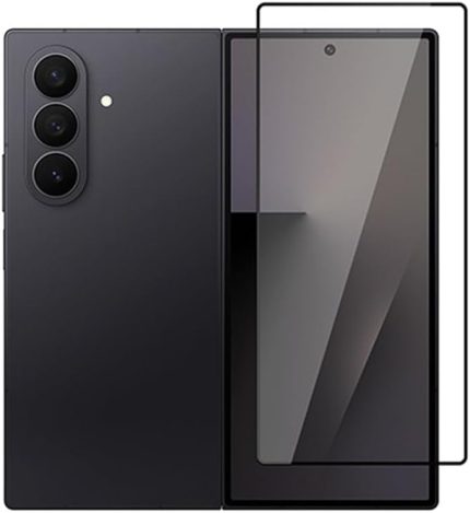 Galaxy Z Fold 7 İle Uyumlu Kenarları Kırılmaya Dayanıklı Cam Ekran Koruyucu