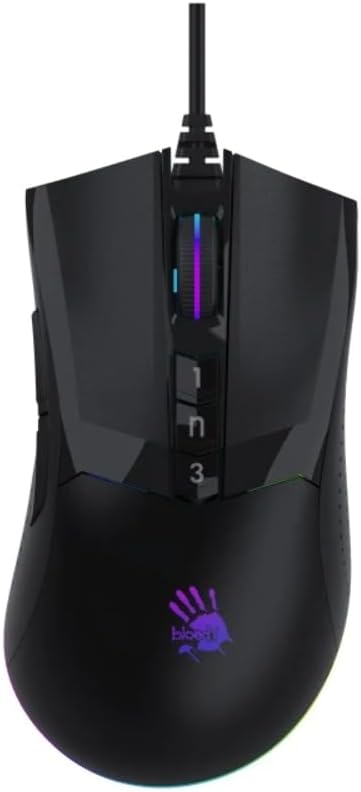 W90 MAX S.Black 10.000 CPI Optik RGB-Ultra Core 3&4 Aktif Gamer (Oyuncu) Mouse, Siyah