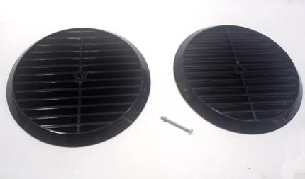 Panjur Doğalgaz Havalandırma Cam Menfezi Kapağı Ultrasonik Özel Plastik DışØ18-Cam Delik Ø16cm