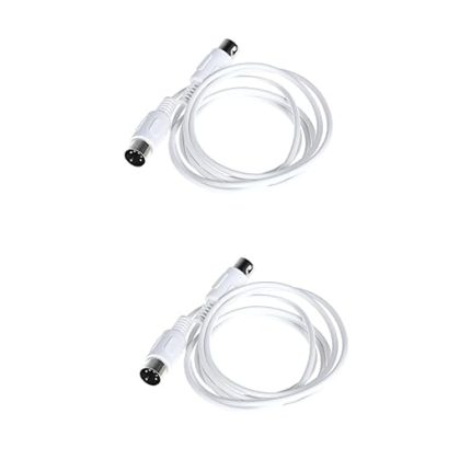 2 Adet Uzatma Kablosu Klavye Kablosu 2 5 Klavye Adaptörü Sentezleyici Gitar Için