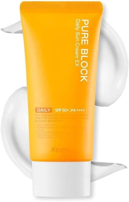 Yapışkan His Bırakmayan Güneş Koruyucu Pure Block Natural Daily Sun Cream SPF50 Pa 50 mililitre