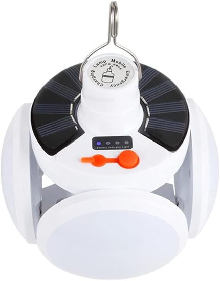 enerji kamp lambası, 5 mod, SOS su geçirmez, USB şarj edilebilir LED kamp feneri, akıllı uzaktan kumanda, su geçirmez, katlanabilir LED kamp ışığı, kamp lambası, güneş enerjili, acil durum,