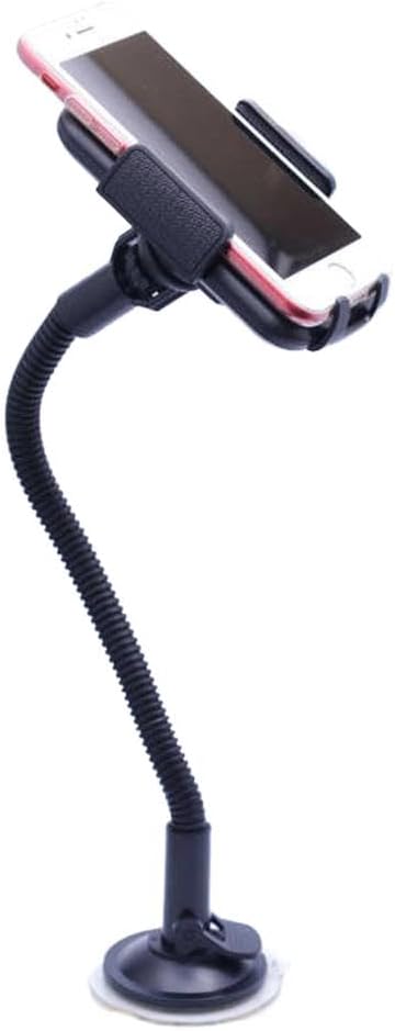 İçi Telefon Tutucu Kıskaçlı Vakumlu 30cm Uzun Spiralli Tutucu