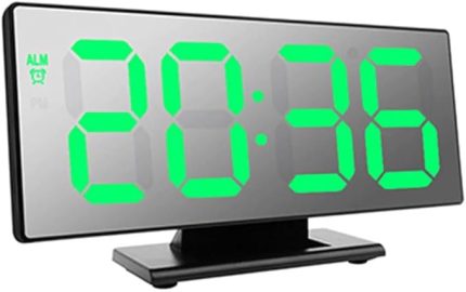 Dekoratif Masa Üstü Led Ayna Dijital Çalar Saat SKAYNASAAT