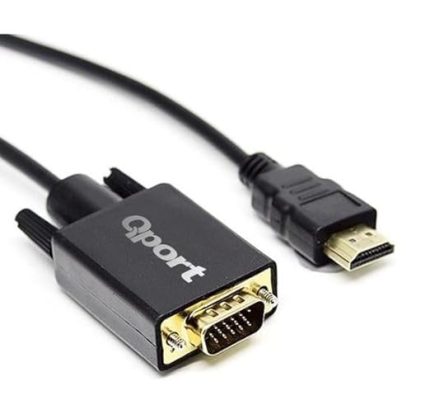 Q-HVG18 HDMI TO VGA 1,8 METRE ÇEVİRİCİ KABLO