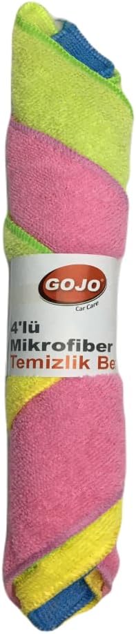 Mikrofiber Temizlik Bezi 4 lü 30x30 cm