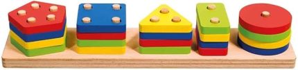Toys Ahşap Geometrik Şekiller 5'li