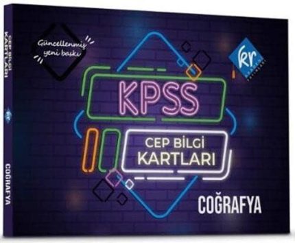 Coğrafya Cep Bilgi Kartları KR Akademi Yayınları