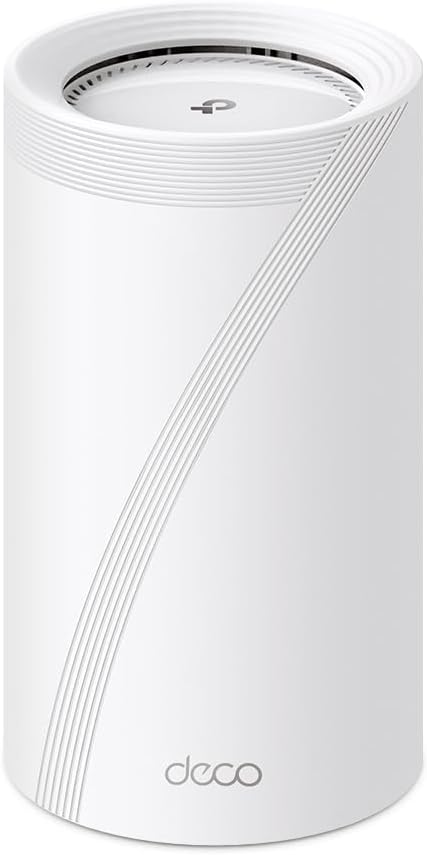 Deco BE85 1-pack, BE19000 Mbps, 1x 10Gbps LAN/WAN Portu, 320 MHz Kanallar, 6 GHz Bandında Çalışır, 200 Cihaza Kadar Bağlanılabilirlik, VPN, WPA3, Üç Bantlı Wi-Fi 7 Mesh Sistemi