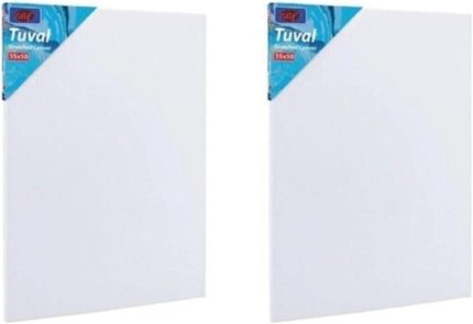 Cm. Tuval 2'li Paket Yanda Zımbalı