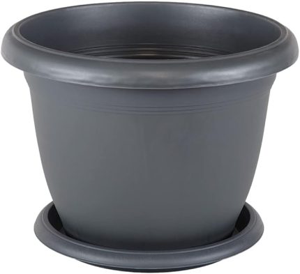 V513 Villa Saksı Set No: 13 76 Litre, 64 Cm, Antrasit