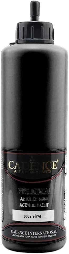 Siyah Akrilik Boya 500 ml CAD HYBAKRMUL500H60