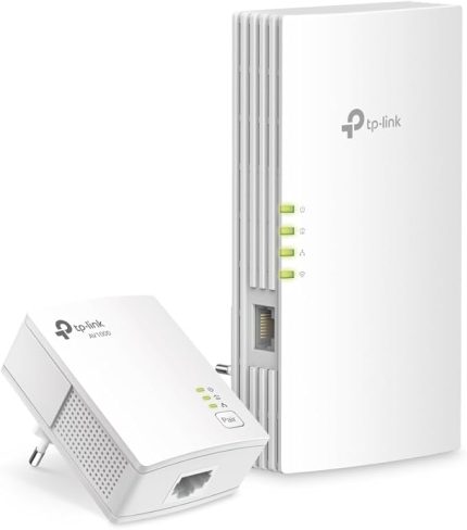TL-WPA7817 KIT, AV1000&AX1500 Mbps, 1× Gigabit Portlu, 4K Video ve Online Oyunlarda Yüksek Performans, EasyMesh Destekli, Tak ve Çalıştır, Powerline Adaptör Kiti