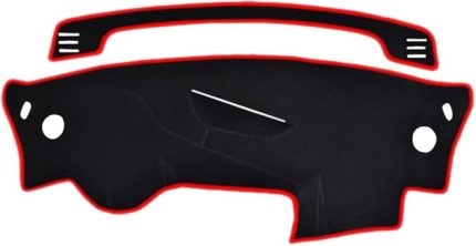 Modelleri Torpido Koruma Halısı Siyah Kenar Renk Kırmızı Kia Ceed 2013 ile uyumlu