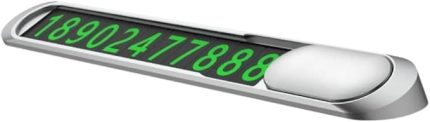 Çinko Alaşım Fosforlu Araç Park Numaratör Oto Numaratör Geçici Park için Telefon Numaratörü