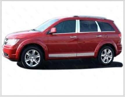 OTO AKSESUAR Krom Alt Bagaj Çıtası 2008 Üzeri P. Çelik Dodge Journey ile uyumlu