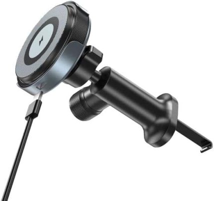 CXP-034 MAGSAFE ile UYUMLU KABLOSUZ ŞARJ ÖZELLİKLİ PETEĞE TAKILIP KİLİTLENEBİLEN 15W HIZINDA HIZLI MIKNATISLI PREMİUM KALİTE CE ROHS ONAYLI 3A ŞARJ ARAÇ TUTUCU ARAÇ İÇİ TELEFON TUTUCU