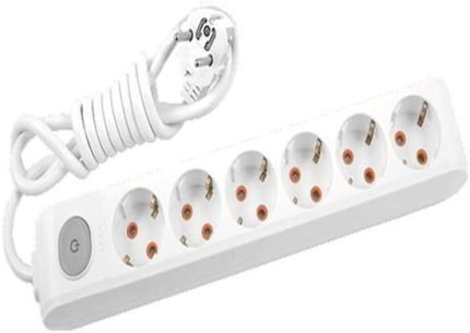 Multi-Let Altılı Priz Anahtarlı Topraklı Kablolu Çocuk Korumalı 5 Mt