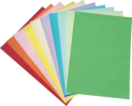 A4 Renkli Fon Kartonu 23x34 10'lu (2'li Paket) 10 Renk